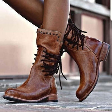 Anita | Stylish Leather Booties