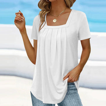 Brenda | Chic Pleated Blouse