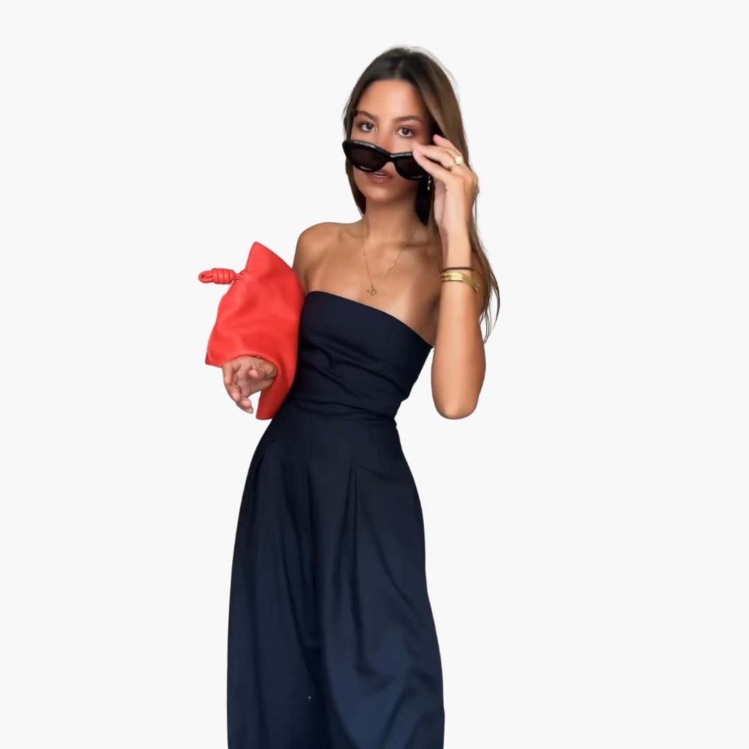 Abigail | Backless Loose Leg Jumpsuit