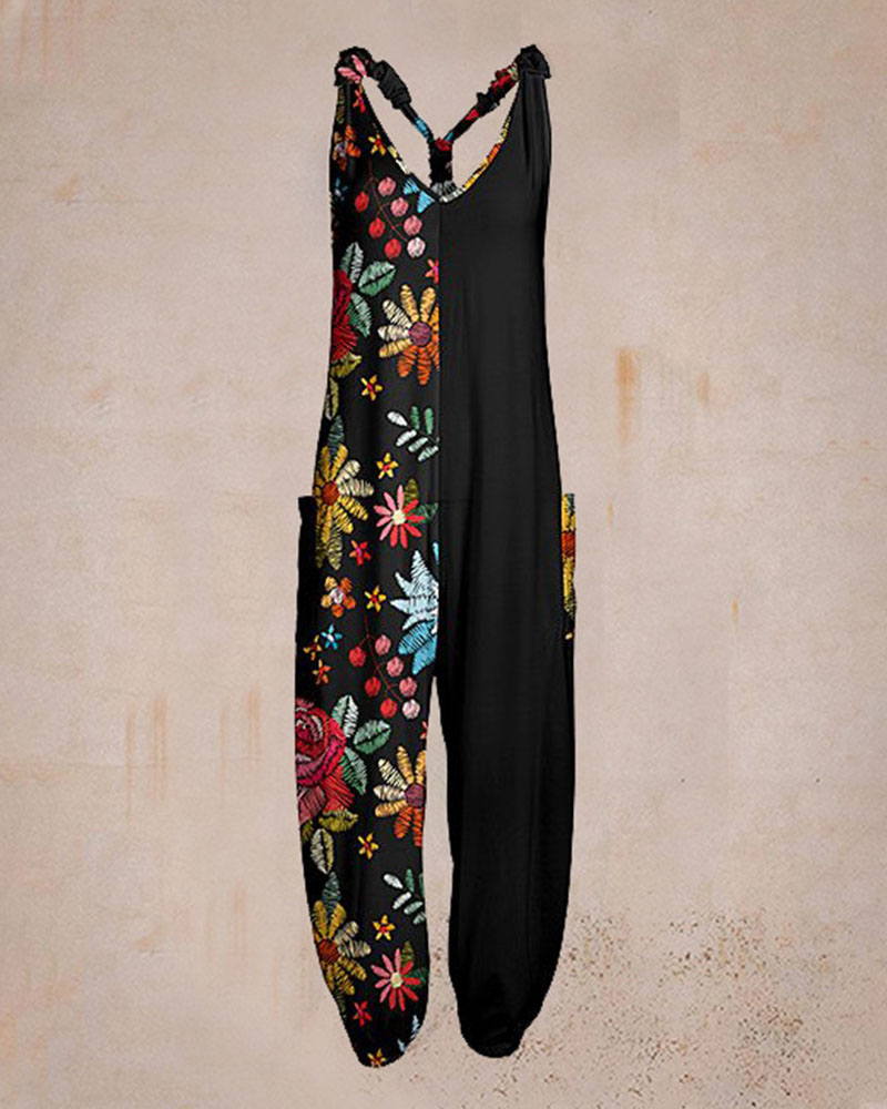 Soleen | Stylish Printed Casual Jumpsuit
