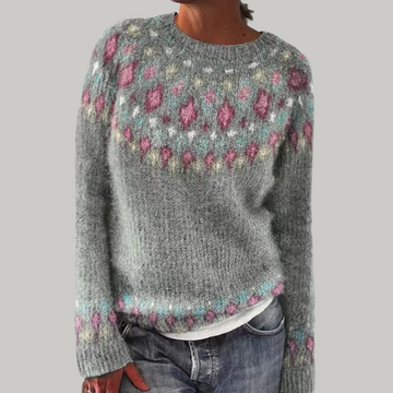 Candace | Patterned Knit Sweater