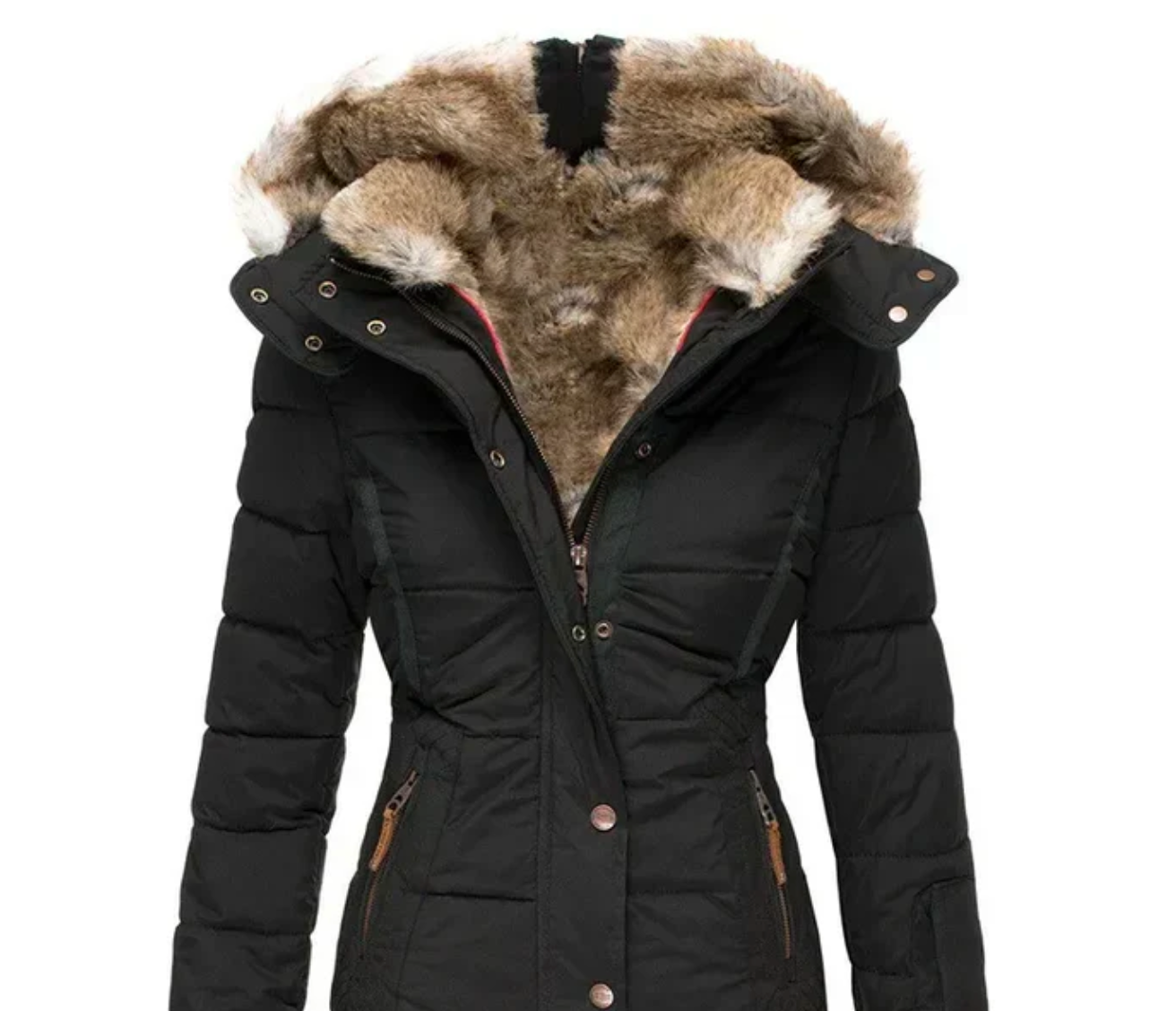 Bella | Cozy Winter Coat with Fur Interior