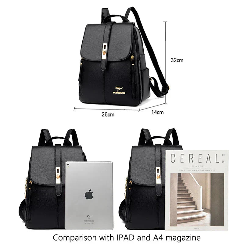 Alisa | Leather Backpack